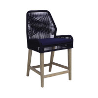 Coaster Furniture 110036 Athens Woven Rope Back Counter Height Stools (Set of 2)